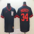 Nike Minnesota Twins #34 kirby Puckett Throwback dark blue mlb baseball jersey-BD