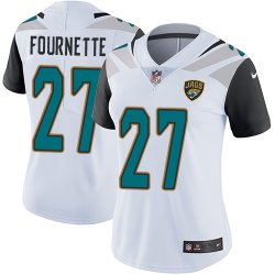 Women Jacksonville Jaguars #27 Leonard Fournette white nike Color Rush Limited Jersey