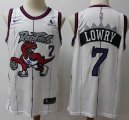 Nike Toronto Raptors #7 Kyle Lowry white Stitched NBA Jersey-S8