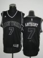 New York Knicks Carmelo Anthony 7 new black Jersey