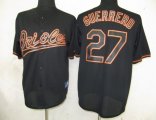 MLB baltimore orioles 27 Guerrero Black Fashion Jerseys