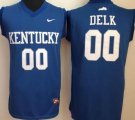 Kentucky Tigers #00 Delk blue NCAA Baketball Jersey