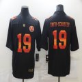 Pittsburgh Steelers #19 Smith-Schuster Nike black orange Color Rush Limited Jersey