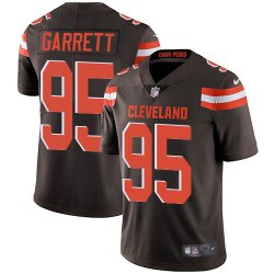 Cleveland Browns #95 Myles Garrett brown Nike Color Rush Limited Jerseys