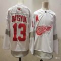 Adidas Detroit Red Wings #13 Pavel Datsyuk white hockey Jersey-pd