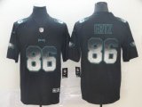 Nike Philadelphia Eagles #86 Zach Ertz black Color Rush Limited Jerseys Fireworks version