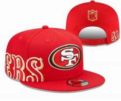 2023 49ers red NFL Snapback Hats-YD 03