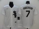 Nike Chicago White Sox #7 Tim Anderson white Majestic baseball jerseys