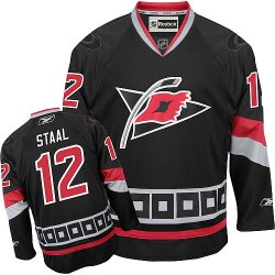 Carolina Hurricanes 12 STAAL black hockey jerseys