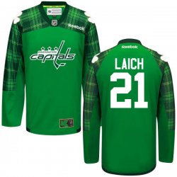 custom 2016 Washington Capitals 21# Brooks Laich green hockey Jersey