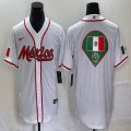 2023 World Cup Mexico blank white majestic baseball jerseys 32