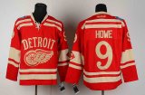 Detroit Red Wings Gordie HOWE 9# new Red NHL winter classic Jersey