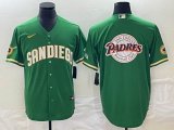 Nike San Diego Padres blank green majestic mlb Jerseys Joint name 02