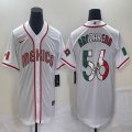 2023 World Cup Mexico #56 Randy Arozarena white green majestic baseball jerseys 22