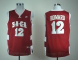 NCAA SACA High School Dwight Howard 12 Red Basketball Jersey