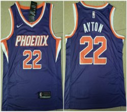 Nike phoenlx Suns #22 Ayton purple nba jerseys-OD