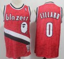 Lillard #0 Mitchell & Ness Brand New Portland Trail Blazers red NBA Jerseys-S8