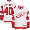 NHL Detroit Red Wings #40 Henrik Zetterberg White Jersey