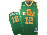 NBA Utah Jazz STOCKTON 12 green Jersey