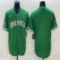 2023 World Cup Mexico blank green majestic baseball jerseys 12