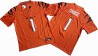 Cincinnati Bengals 1# Ja'Marr Chase orange Nike Vapor F.U.S.E. Limited Jersey