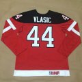 Olympic CA. #44 Marc-Edouard Vlasic 100th Anniversary Stitched red NHL Jerseys