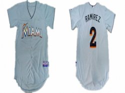 Florida Marlins #2 RAMIREZ Grey MLB Jerseys