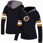 Custom Adidas Boston Bruins black Ice Hockey Hooded Sweatshirt