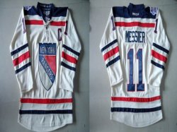 New York Rangers #11 Mark Messier Cream NHL Jerseys (C Patch)