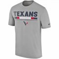 Houston Texans Nike Sideline Legend Staff Performance T-Shirt - Charcoal