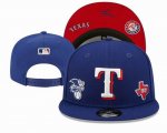 2023 Texas Rangers blue MLB Snapback Hats-YD