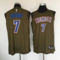 Oklahoma City Thunder #7 Carmelo Anthony Green nike nba jersey