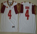 Florida State Seminoles Dalvin Cook 4 College Football Jersey - White