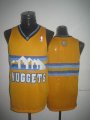 Denver Nuggets blank yellow nba Jerseys