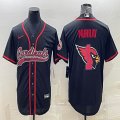 Nike Arizona Cardinals #1 Kyler Murray black baseball jerseys Joint name-BD 01