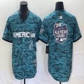 American League Seattle Mariners blank Nike Teal 2023 MLB All-Star Game Vapor Premier Elite Player Jersey 01