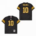 Pittsburgh Steelers Santonio Holmes #10 Throwback Black NFL Jersey-SG