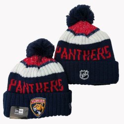 2024 Florida Panthers blue white red NHL Sports Cuffed Knit Hats