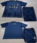 2023-2024 Riyadh victory club blue kid soccer jerseys away-GD