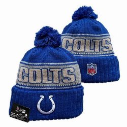 2024 Indianapolis Colts blue white NFL Sports Cuffed Knit Hats 01