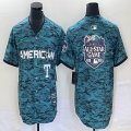 American League Texas Rangers blank Nike Teal 2023 MLB All-Star Game Vapor Premier Elite Player Jersey 01