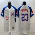 Nike Anaheim Angels #23 Michael Harris II white blue Flexbase Authentic Collection Jersey-BD 03