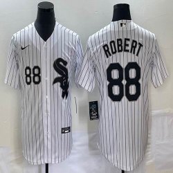 Nike Chicago White Sox #88 Luis Robert white majestic Baseball Jersey -BD