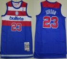 Washington Wizards #23 Michael Jordan blue throwback nba jerseys-XD