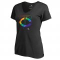 Women's Minnesota Twins Fanatics Branded Pride Black T-Shirt