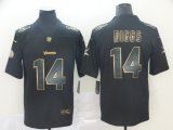 Nike Minnesota Vikings #14 Stefon Diggs black gold Color Rush Limited Jersey