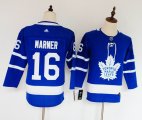 Youth Adidas Toronto Maple Leafs #16 Mitch Marner blue hockey jersey