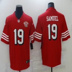 Men Nike 49ers #19 Deebo Samuel red Color Rush Limited Jersey