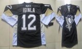 Pittsburgh Penguins #12 Jarome Iginla Black NHL Jerseys