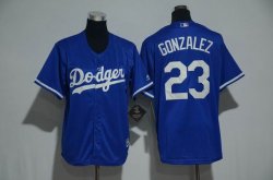 Los Angeles Dodgers Adrian Gonzalez 23# Youth blue mlb Jersey